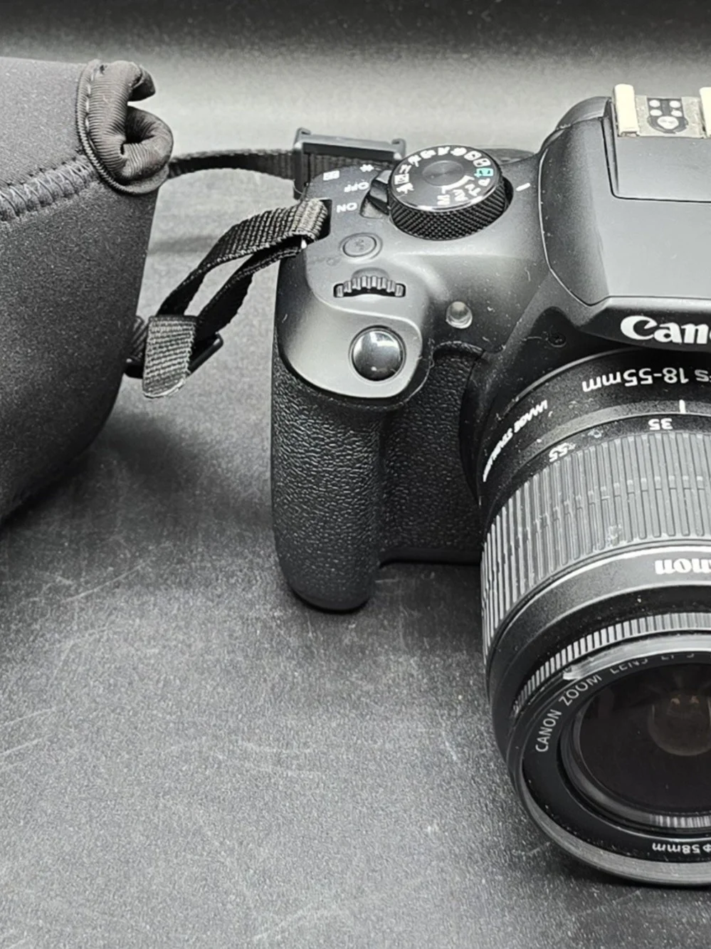 Canon EOS Rebel T6 Black DSLR Camera with 18-55mm Lens